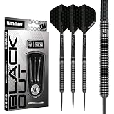 Winmau Karartma 90% Tungsten &Ccedil;elik İpucu Dart - D&uuml;z Kıvrılmış T&uuml;fek Namlu