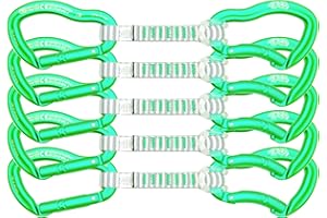 Kong. Ergo Anniversary. Juego de 5 Cintas de Escalada para Escalada. Mosquetón para falesia y Gimnasio. Reenvío con 2 Conectores Ergo con Keylock. Fabricado en Italia. Certificaciones: EN 12275. Peso