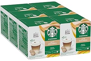 ‎STARBUCKS Starbucks Latte Macchiato od Nescafé Dolce Gusto Kapsułki Kawy 6 x 12 (72 Kapsułki)