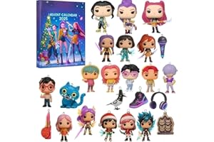 GENERIC De-mon H-Hunters Advent Calendar 2025, 24 Days Christmas Advent Calendar with 24 3D Keyring Toys, Christmas Decorations for Kids Adults Teens