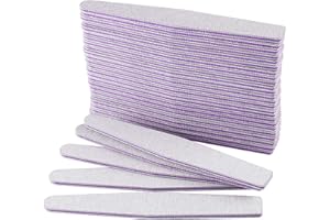 AYITOO 25 Pezzi Lime per Unghie 100/180 Professional, Lima Unghie Lavabile, Doppia Faccia Lima Unghie per Manicure E Unghie in Gel, Forma Diamante