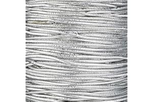 E-KURZWAREN 5m Gummikordel 1mm / 2mm / 2,5mm / 3mm / 4mm / 5mm Hutgummi hochwertig Rundgummi Gummischnur elastisch Handwerk 32 Farben