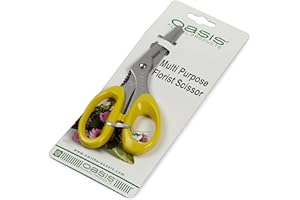 FLORISTRYWAREHOUSE Oasis Stainless Steel Multi Purpose Floral Scissor x1