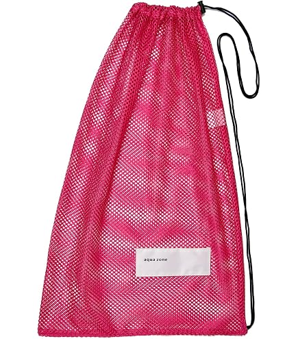 Sac De Plage Maille Grande Taille 68x48cm - Pour Palmes, équipement Plongée, Snorkeling - Cordon Serrage