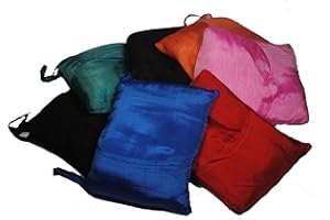 Terrapin Trading Ltd Fair Trade Oriental Silk Double Sleeping Bag Liner - choice of colours (dark blue)