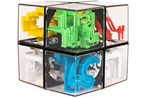 SPIN MASTER GAMES Rubik’s Perplexus Hybrid 2 x 2, Challenging Puzzle Maze Skill Game, for Adults and Kids Ages 8 and up