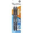 Paper Mate Inkjoy Gel Pens, Medium Point, 2-Pack, Black (1951634)