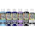 DecoArt Paint Pouring Kit, Galactic Colors, Fluid Art Ready to Pour Paints, Use on Canvas, Wood and More! 6 pack Set