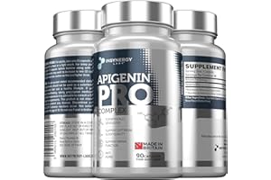 INSYNERGY LABS Apigenin 3 Month Supply (98% Purity) Superior Chamomile Apigenin 90 Vegan Caps, Sleep Supplement, Relaxation Support, NAD+ Booster, Sleep Aid Relaxation & Mood