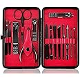Nail Clipper Set 15 In 1 Nail File Swing Out Nail Cleaner File Popular Gifts For Men & Women Best Nail Care For Manicure Pedicure Home & Travel Manicure Set Red, Black, 11 X 7 X 2 Cm