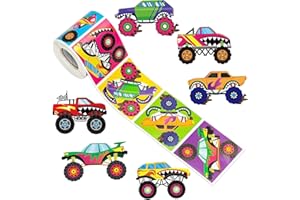 Haooryx 210PCS Make You Own Monster Truck Roll Adesivi