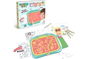 Doodle Copy – Reusable Doodle & Drawing Pad for Kids - Create, Trace & Draw, Print and Color; 50 templates