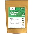 Cosmic Element Organic Aloe Vera Powder - 100% Pure Leaf Gel - Hydrating After Sun Care, Moisturizing for Face, Body, Skin & Hair - Sun Burn, Acne, and Dry Damaged Skin (4 oz)