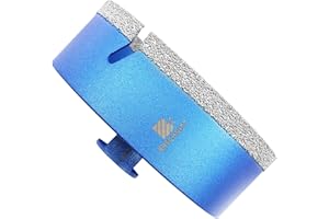 Trepans Pour Carrelage 125mm - BRSCHNITT Trepan Diamant m14 pour Perçage à sec en Porcelaine Carrelage Granit Marbre