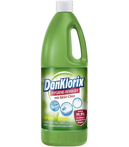DanKlorix Hygiene Reiniger Grüne Frische (1,5 Liter Flasche) Drogerie & Körperpflege