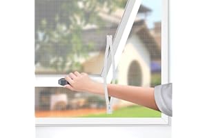 BKSAI Window Net to Keep Bugs Out Bug Net for Windows Fits Any Size 100x130CM Smaller Adjustable Mesh DIY Bug Net Fly Screen 