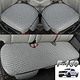 West Llama PU Leather Car Seat Covers Protectors, Bottom Seat Covers for Cars Fit Ford F-150,F-250,F-350(Gray)