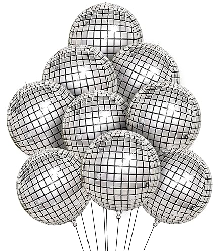 Palline Festa Anni 70 Palle Specchiate Disco Ball 11 Pezzi - Decorazioni Festa Anni 70 Per Torte, Natale E Feste Decorazione Feste Anni 70 - 7