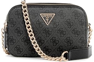 GUESS Noelle Camera, Fotocamera Crossbody Donna, Beige, Einheitsgröße
