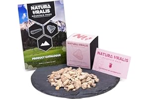 Natura Uralis Arcilla Rosa Rosa | 100g de Arcilla Rosa Natural, de Color Hueso a Rosa Pastel - Crujido Asombroso, Textura Terrosa, Aterciopelada y Firme Que Satisface, Sensación ASMR