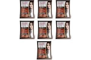NM SELECT IBA Hair Colour - Dark Brown, 10g (Pack of 7) | Pure Henna Based Powder Sachet | Naturally Coloured Hair & Long Lasting Conditioning | Reduced Hair fall & Hair Damage