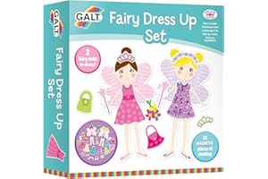 Galt Fairy Dress Up Set, Kids Craft Kit - Magnetic Fancy Dress Childrens Activity Game - Style your way with Clothes & Accessories - Fun Fashion & Creativity Games for Girls & Boys Ages 3 Years Plus