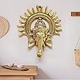 CraftVatika Gift Items Ganesha Sun Decorative Metal Wall Hanging Art Ganpati Ganesh Showpiece,Lucky Feng Shui Wall Decor,Home Decor, Pooja Room Temple & Gift For Family, Housewarming(1 Pcs)
