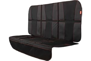 Diono Ultra Mat XXXL Extra Großer Autositzschutz zum Schutz vor Schmutz und Kratzern, Crash getestet, hohe Festigkeit, wasserabweisendes Material mit dicker Polsterung für dauerhaften Schutz, Schwarz