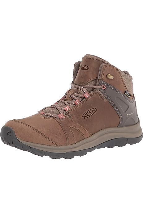 KEEN Damen Trekking- & Wanderschuhe Merlot/Raven - Wasserdicht, Atmungsaktiv, Mit KEEN.DRY Membran & All-Terrain-Sohle