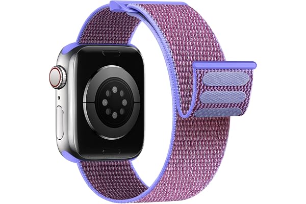 Yoohoo Nylonremmar kompatibla med Apple Watch-remmar för kvinnor och män | Uppgraderat mjukt och andningsbart, ersättningsarmband för iWatch Series 12, 11, 10, 9, 8, 7, 6, 5, 4, 3, 2, 1, SE3, SE2