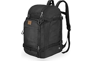 WOLT Ski Boot Bag Backpack - 50L Snowboard Boot Bag for Air Travel for Snow Boots, Ski Helmet, Gloves, Goggles, Skiing Gear