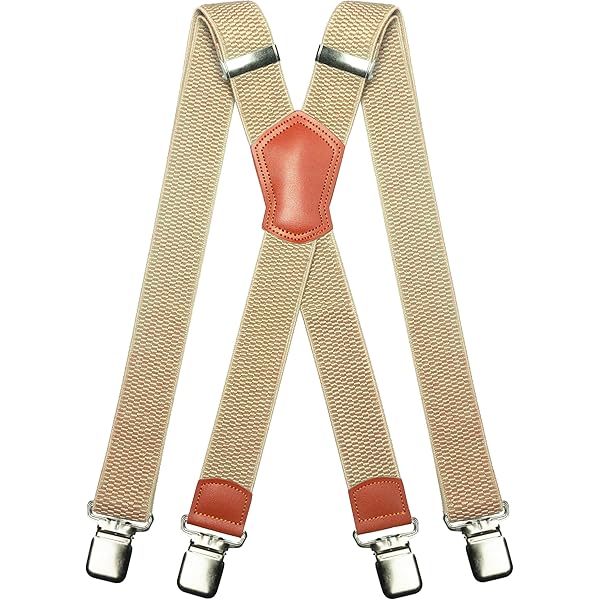 DonDon Bretelle uomo eleganti Bretelle uomo lavoro extra forte clip