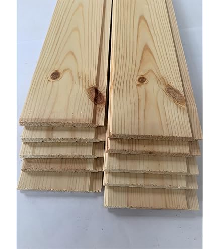 Decking In Larice Nodato - Tavole Da 18x90x1000 Mm, Confezione Da 10 Pezzi (10 Mq), Non Trattato, Made In Italy