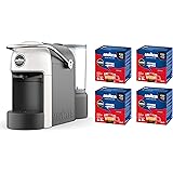 Lavazza, A Modo Mio Jolie, Macchina per Caffè con 64 Capsule Crema e Gusto Incluse, Silenziosa, con Poggia Tazza Rimovibile, 