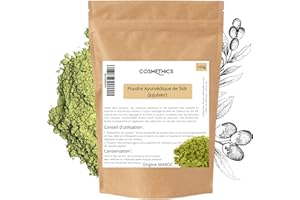 ⭐️ Sidr Ayurvedic Powder (Jujubier) 100 g ⭐️ Cosm'Ethics® 100% Natural Conditioning Scalp Restores Volume and Shine Resealable Sachet for Optimal Preservation