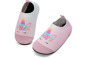 VOLHAL Hausschuhe ​Kinder Mädchen Junge Barfussschuhe Pantoffeln Lauflerns chuhe​Rutschfest ​Kindergarten für Atmungsaktive​Weich Kleinkinder Schuhe ​Unisex