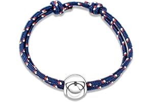 Ernestine - Bracelet Tennis réglable en acier inoxydable - Idée cadeau tennis homme femme - Bracelet sport padel - Cadeau Homme Noël anniversaire fête des pères - fête des grands-pères - bijou padel