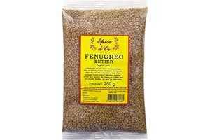 Fenugrec Entier 250g - Epice d'Or, 100% Naturel, Sans Additifs, Sans Arôme Artificiel, Sans Conservateur