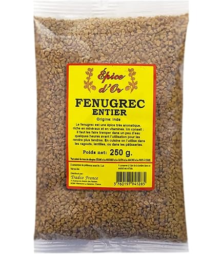 Poudre De Fenugrec 60g - 100% Naturel Et Végan - Aide à La Fertilité & Lactation - Vaporaflora