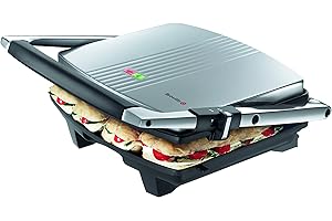 ‎BREVILLE Breville VST026X opiekacz do kanapek i zapiekanek niczym z restauracji, na 4 zapiekanki, stal nierdzewna