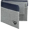 LORENZ fabric Casual Grey Wallet for Men|Wallet for Boys WL-15