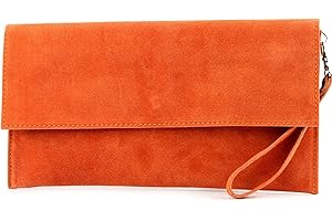 modamoda de- ital. Borsa in pelle Clutch Underarm Bag Borsa da sera in pelle metallizzata M106-151