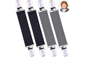 ‎WISDOMPRO wisdompro Handschuh-Clips, 4 Stück Fäustling-Clips mit elastischen Bändern für Kinder, Kleinkinder und Erwachsene