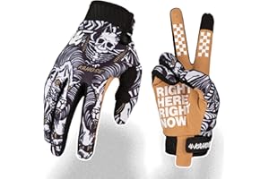 Fast passion Skeleton-Paw Motorradhandschuhe für Herren und Damen, Fahrradhandschuh, atmungsaktiv, Dirtbike-Handschuh für ATV, MTB, Motocros-Rennen