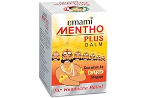 Emami Mentho Plus Balm 9ml| Schmerzbalsam kalte Migräne Kopfschmerzen Rückenschmerzen Gelenkschmerzen