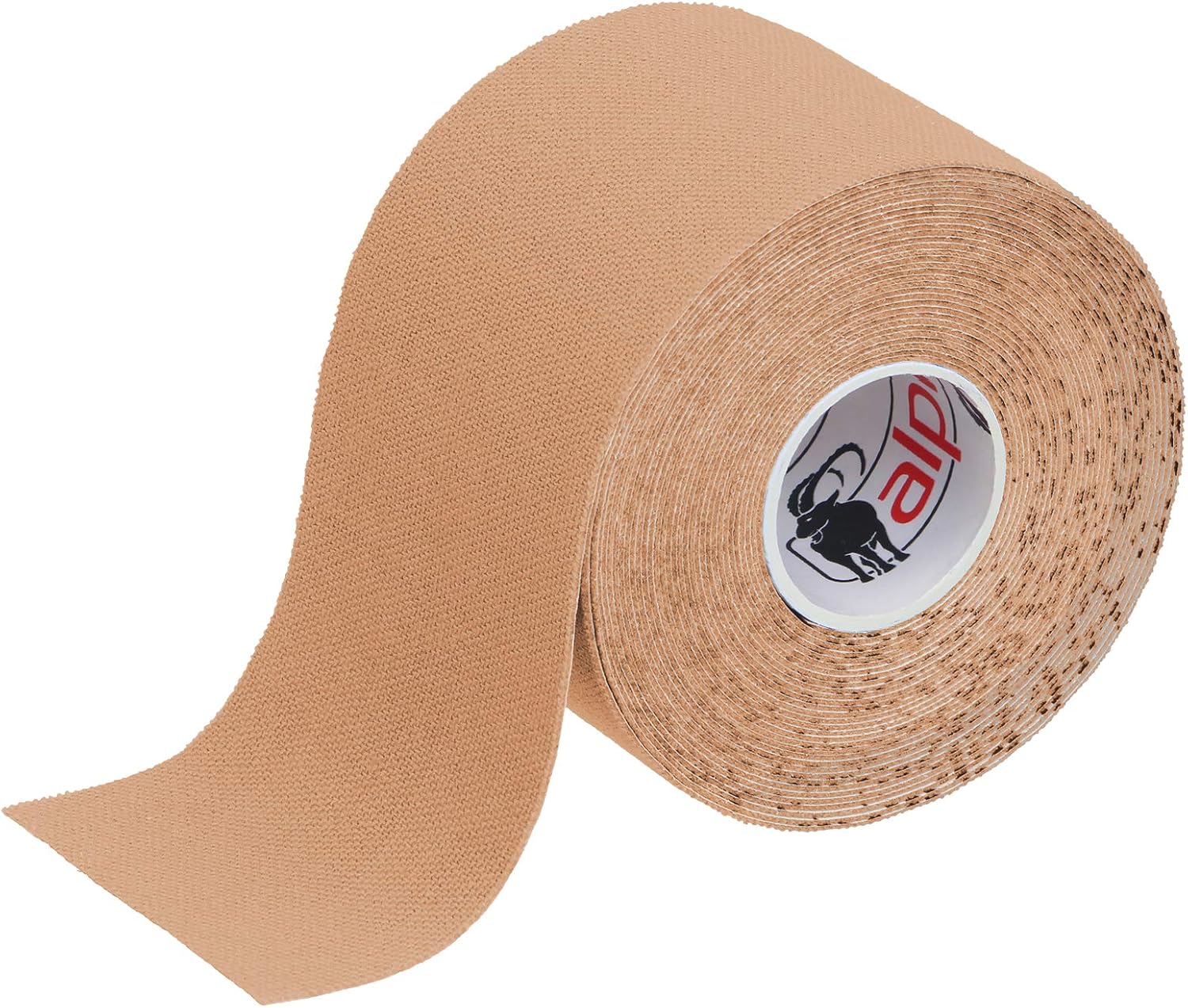 ALPIDEX Cinta Kinesiología Tape 1/3 / 6/12 Rollos Muchos Colores 5 m x 5 cm E- Book Ejemplos Aplicación Cinta Muscular Sin Látex Transpirable