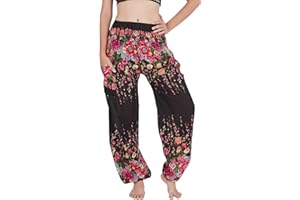 CHAINUPON Harem Trousers Women Boho Loose Yoga Pants Casual Bohemian Hippie Lounge Elephant Pyjamas Bottoms