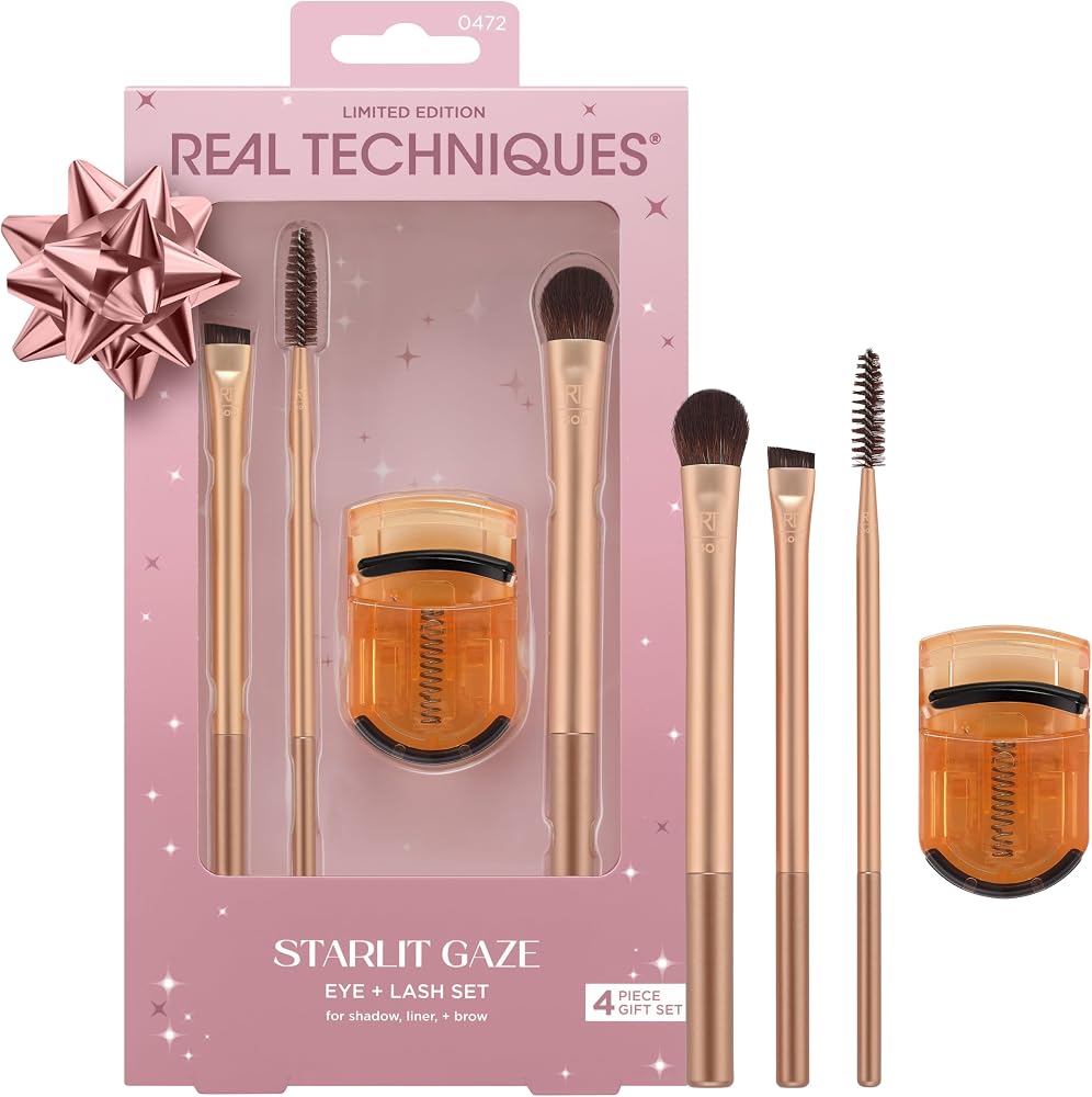 Real Techniques RT-7210 Starlit Gaze Eye and Lash Limited Edition Göz ve Kirpik Makyaj Fırça Seti