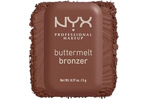 NYX Professional Makeup Buttermelt Powder Bronzer, Up To 12H Wear, Fade & Transfer Resistant, Shade: Do Butta