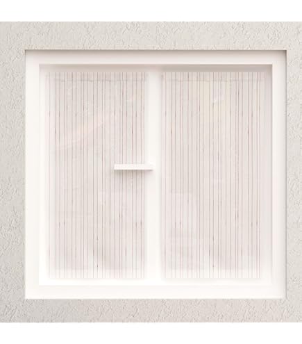 Soleil D'ocre, Liane Rideau Dévoré, Polyester, Blanc, 140x250 Cm